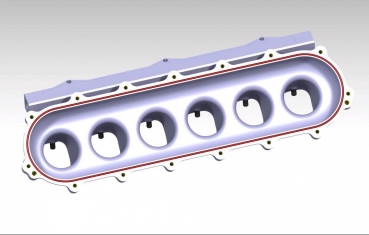 Preview: Billet Ansaugbrücke R32 Längseinbau V6 24 V A4 B5 BUB BDB AYT